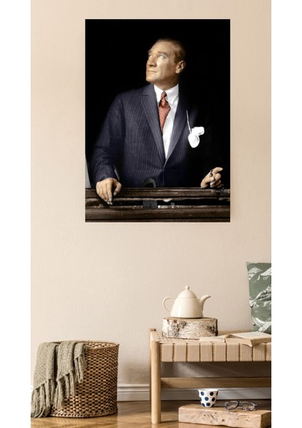 Atatürk Portre Görünüm Duvar Sticker
