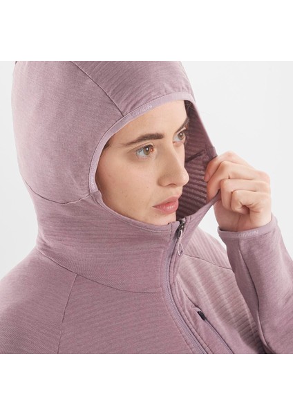 Essential Lightwarm Kadın Kapüşonlu Polar - Pembe fırsatları