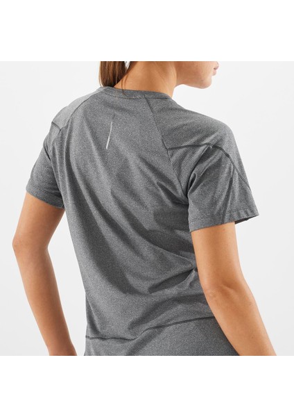 Cross Run Kadın Koşu Tişört - Gri modelleri