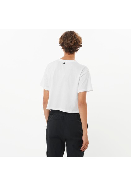 Logo Twist Kadın Tişört - Beyaz fiyatları