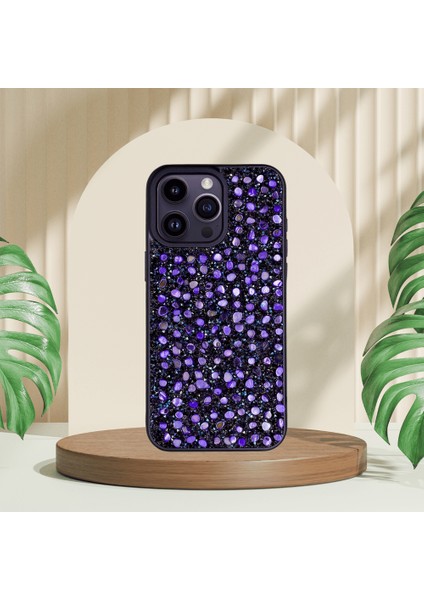 Apple iPhone 14 Pro  Mercan Case Deri̇n Mor