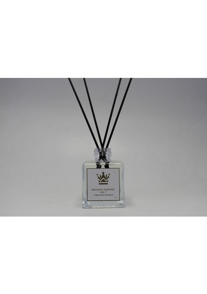Bambu Çubuklu 3 Çeşit 100 ml Cam Kare Şişe 3 Lü Set Oda Kokusu Parfümü Koku Giderici Ferahlatıcı Hava Temizleyici 3*100 ml
