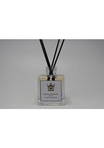 Bambu Çubuklu 3 Çeşit 100 ml Cam Kare Şişe 3 Lü Set Oda Kokusu Parfümü Koku Giderici Ferahlatıcı Hava Temizleyici 3*100 ml