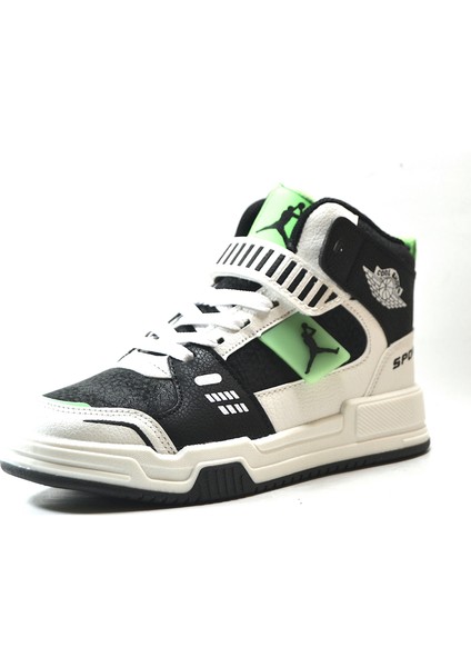 King Beyaz Bilekli Ortopedik Taban Erkek Çocuk Spor Ayakkabı fiyatları