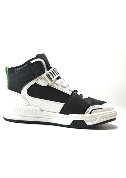 King Beyaz Bilekli Ortopedik Taban Erkek Çocuk Spor Ayakkabı modelleri