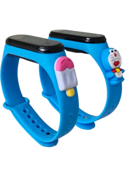 Indirim Durağı Renkli Figürlü Dokunmatik Dijital Çocuk Saatleri 2 Adet