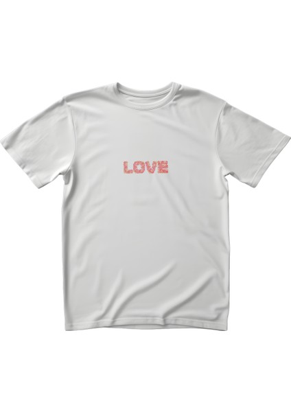 Love Çiçek Tasarım Relaxed Fit Kadın Baskılı Tişört fiyatları