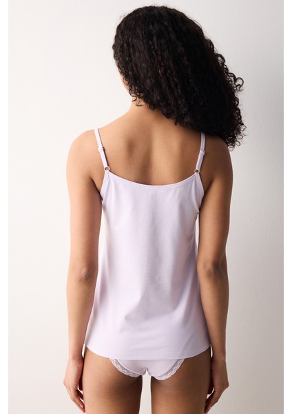 V Neck Cotton Açık Pembe Cami Atlet indirimleri