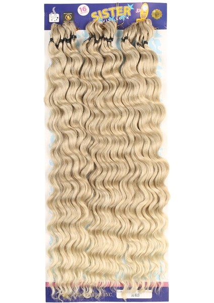 Lisinya Afro Saç Dalgalı Saç Küllü Balköpüğü Platin Renk Geçişli 16613