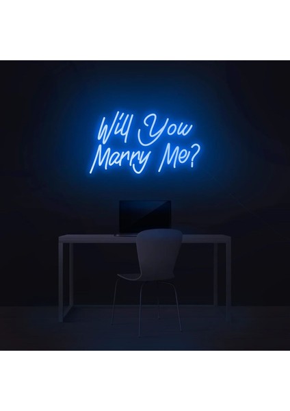 Will You Marry Me? Yazılı Neon Tabela