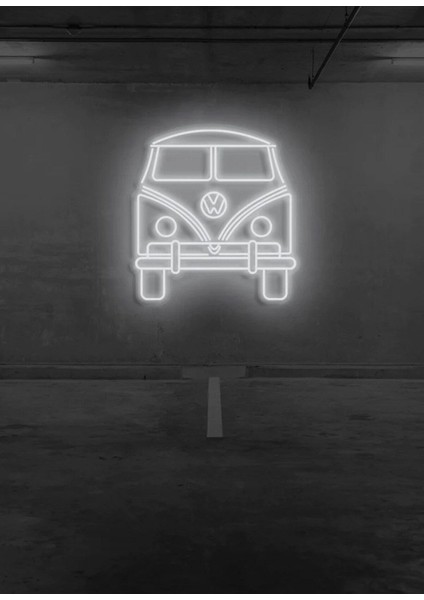 Minibüs Figürlü Neon Tabela