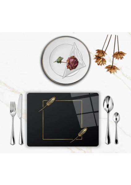 Özel Tasarım Cam Baskılı Gold Desenler Supla Tekli