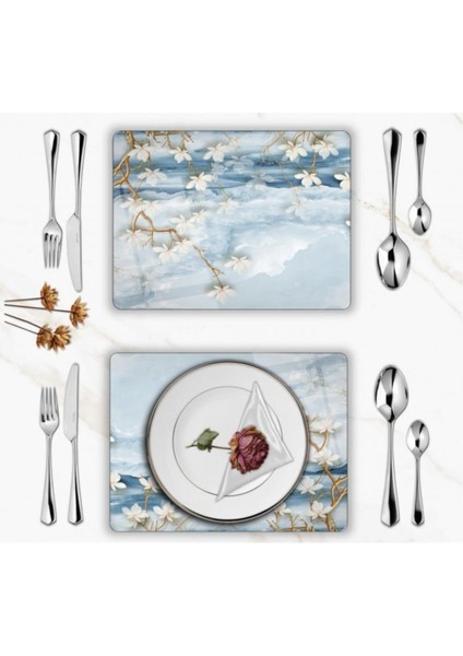 Özel Tasarım Cam Baskılı Çiçekler Supla Takımı 2 Adet fiyatları