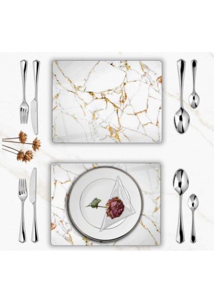 Özel Tasarım Cam Baskılı Mermer Desen Supla Takımı 2 Adet fiyatları