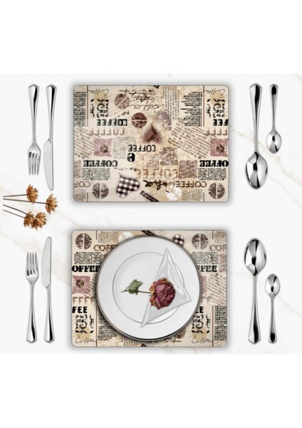 Özel Tasarım Cam Baskılı Retro Supla Takımı 2 Adet fiyatları