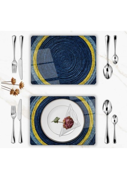 Özel Tasarım Cam Baskılı Desen Supla Takımı 4 Adet fiyatları