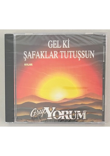 Grup Yorum Gel Ki Şafaklar Tutuşsun CD (Jelatininde Sıfır Orjnal Dönem Baskı Cd)