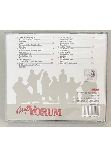 Grup Yorum Gel Ki Şafaklar Tutuşsun CD (Jelatininde Sıfır Orjnal Dönem Baskı Cd)