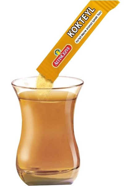 Kokteyl Aromalı Tek Içimlik Içecek Tozu 40 x 1.5 gr - 3lü Paket