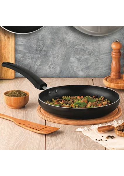 28 cm Maestro Maksi Tava, Horeca Non-Stick Kızartma Tavası 28 cm (Bakalit Kulp)