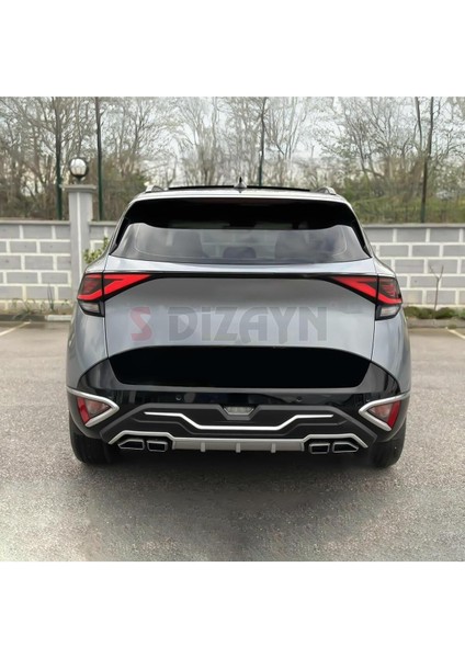 Kia Sportage Ön ve Arka Tampon Koruma Difüzör Seti 2022 Üzeri A+ Kalite indirimleri