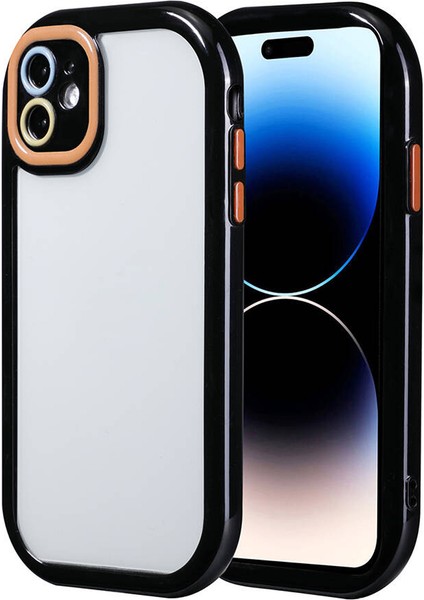 iPhone 11 Uyumlu Colorful Serisi Kamera Korumalı Yarı Esnek Plastik Tpu Kılıf