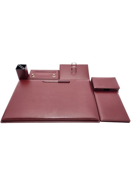 CLX-106761 7 Parça Napa Suni Deri Bordo Sümen Takımı ( 1 Adet )