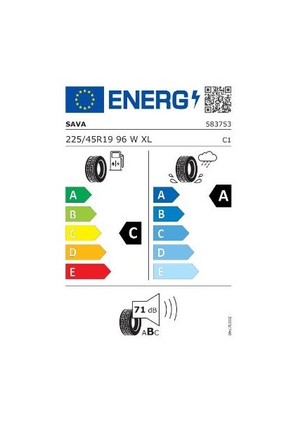 225/45 R19 96W Intensa Uhp 2 Xl Fp Oto Yaz Lastiği ( Üretim Yılı: 2024 )