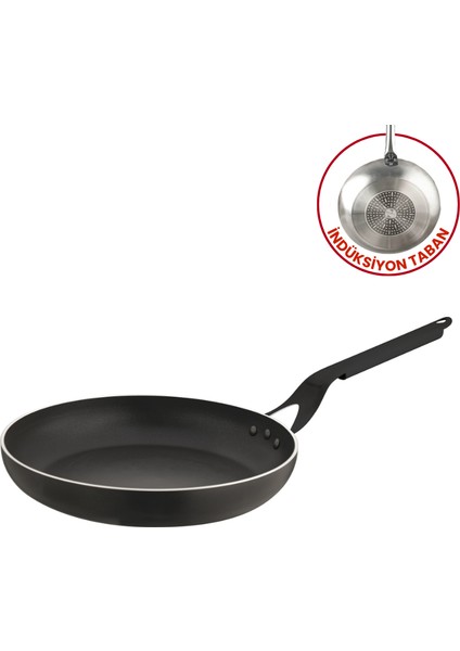 28 cm Profesyonel Indüksiyonlu Maksi Tava, Horeca Non-Stick Indüksiyon Tabanlı Kızartma Tavası