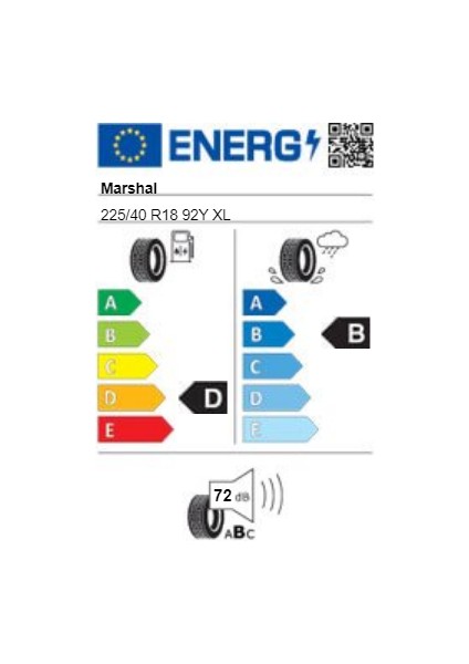225/40 R18 92Y Xl Matrac Fx Mu12 Oto Yaz Lastiği (Üretim Yılı: 2024)