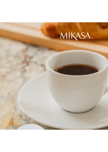 Chalk 2li 90ML Porselen Espresso Fincanı ve Tabağı