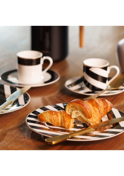 Luxe Deco 2li 100ML Espresso Fincan ve Tabak Seti fırsatları