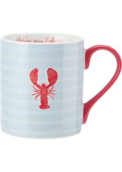 Fine China 280ML Düz Taraflı Kupa Istakoz