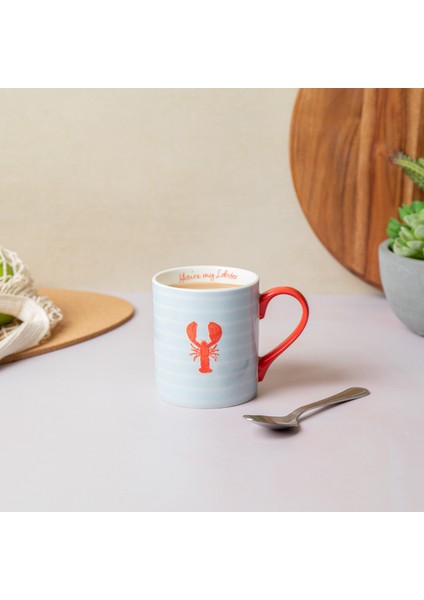 Fine China 280ML Düz Taraflı Kupa Istakoz