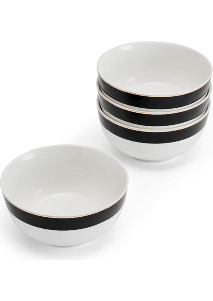 Mkldbowlpk4 Luxe Deco Fine China 4lü 14CM Mısır Kasesi Seti