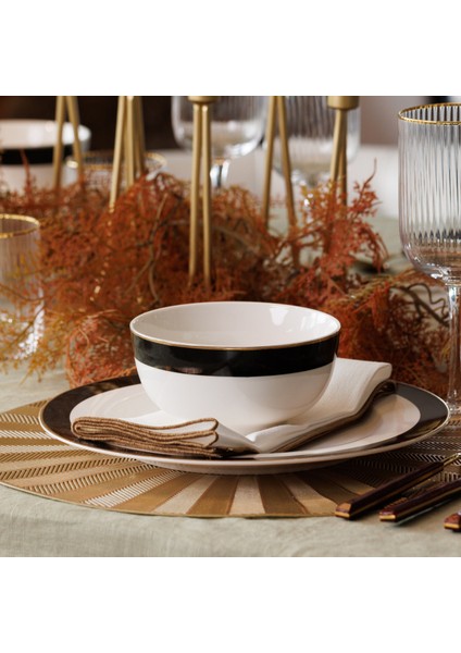 Mkldbowlpk4 Luxe Deco Fine China 4lü 14CM Mısır Kasesi Seti