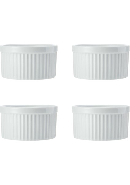 Chalk Porselen 4lü 10CM Ramekin Seti