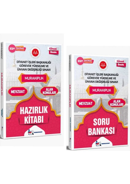 2024 DİB Murakıplık 2'li Set Soru Bankası - Hazırlık Kitabı