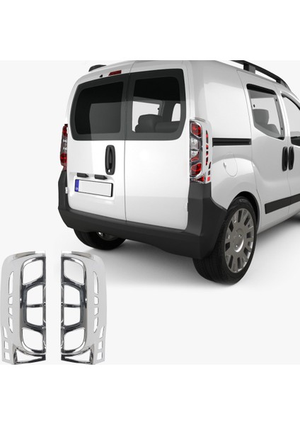 Fiat Fiorino 2008 ve Üzeri Yıllar Uyumlu Stop Çerçevesi 2 Prç. Abs Krom Kaplama