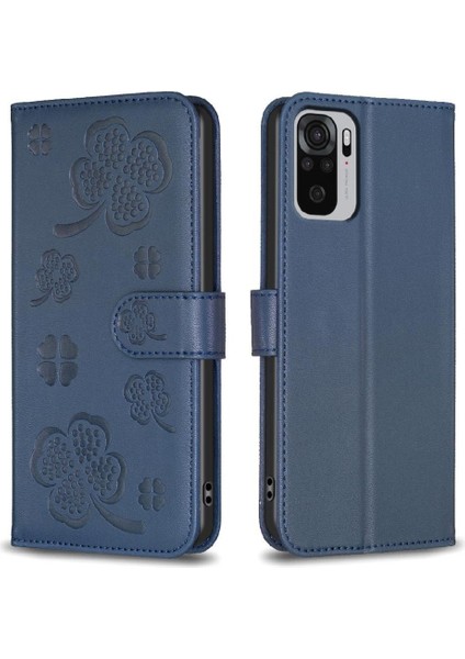 Xiaomi Redmi Not 10 Için Flip Case 4g Cüzdan Pu Deri Yonca Çiçek Kart (Yurt Dışından) indirimleri