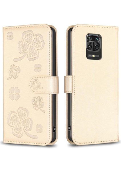 Xiaomi Redmi Not 9 Için Flip Case Pro Max Kart Yuvaları Tutucu Kickstand Pu (Yurt Dışından)