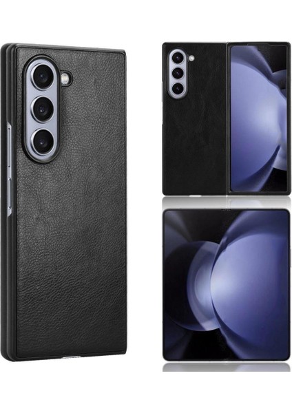 Samsung Galaxy Z Retro 6 Retro Uyumluluk Lychee Desen Için Retro Kılıf (Yurt Dışından)