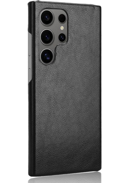 Samsung Galaxy S24 Için Retro Durumda Ultra Lychee Desen Anti Scratch Retro (Yurt Dışından) fırsatları