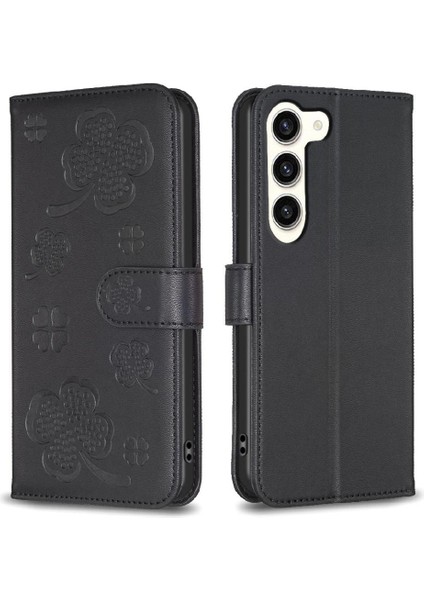 Samsung Galaxy S23 Artı 5g Çok Renkli Yonca Çiçek Pu Kart Için Flip Case (Yurt Dışından) indirimleri