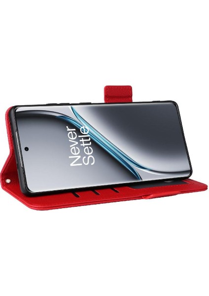 Oneplus Ace 3 Pro Için Flip Case Yan Toka Cüzdan Kart Yuvaları Tutucu Pu (Yurt Dışından) modelleri