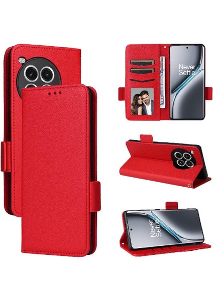Oneplus Ace 3 Pro Için Flip Case Yan Toka Cüzdan Kart Yuvaları Tutucu Pu (Yurt Dışından) fırsatları