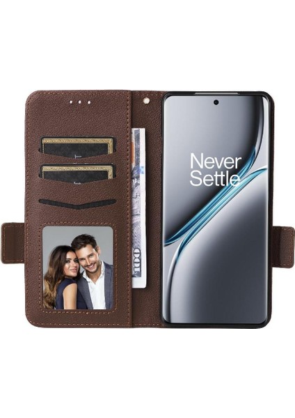 Oneplus Ace 3 Pro Için Flip Case Yan Toka Cüzdan Kart Yuvaları Tutucu Pu (Yurt Dışından) fırsatları