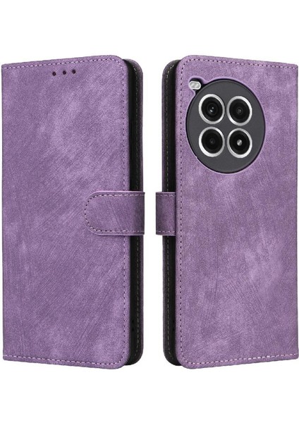 Oneplus Ace 3 Pro Için Kılıf Pu Deri Flip Folio Cüzdan Manyetik Kapatma (Yurt Dışından)