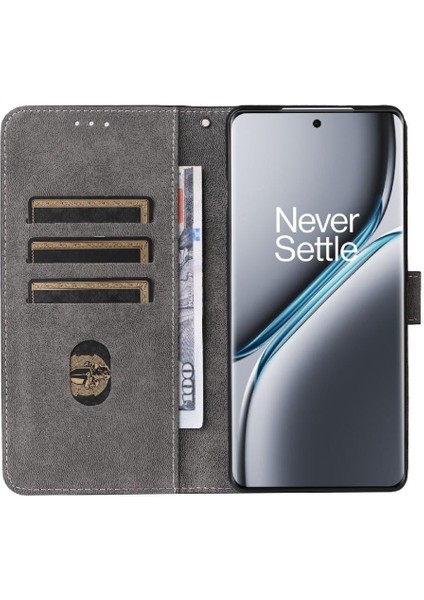 Oneplus Ace 3 Pro Için Kılıf Pu Deri Flip Folio Cüzdan Manyetik Kapatma (Yurt Dışından) fırsatları