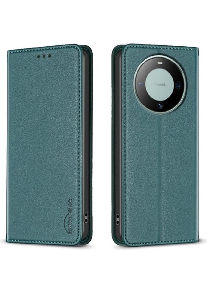 Huawei Mate 60 Için Flip Case Çok Renkli Pu Deri Manyetik Cüzdan Yuvası (Yurt Dışından)